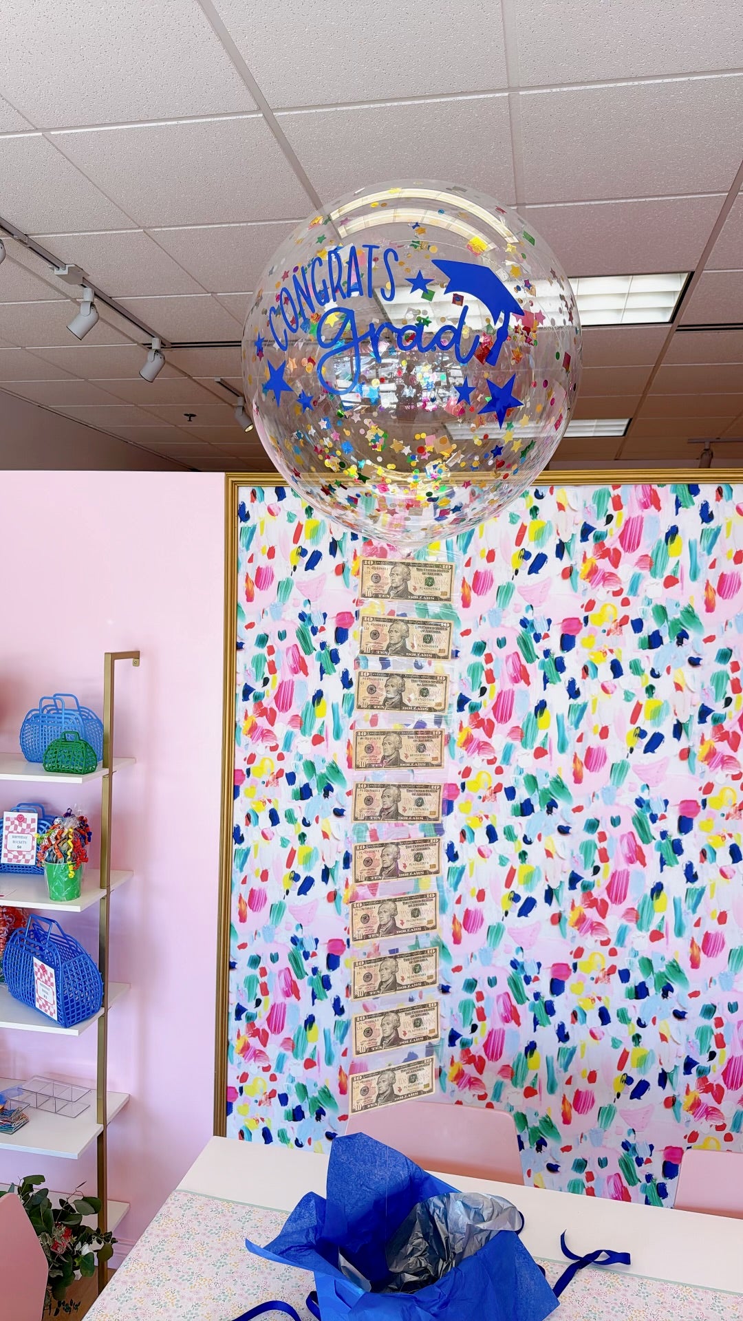 Helium Money Balloon