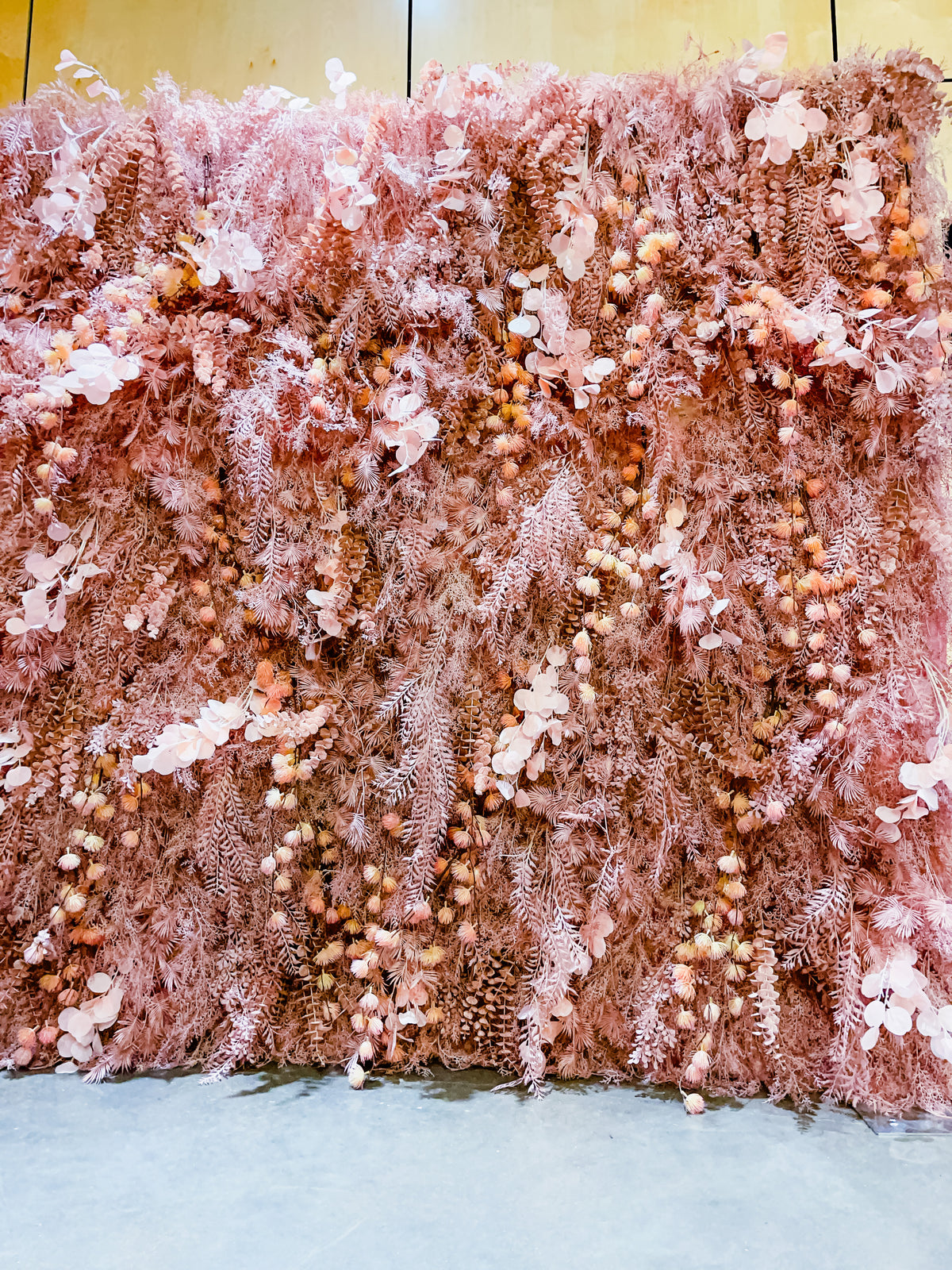 8’ 4D Pink Floral Wall
