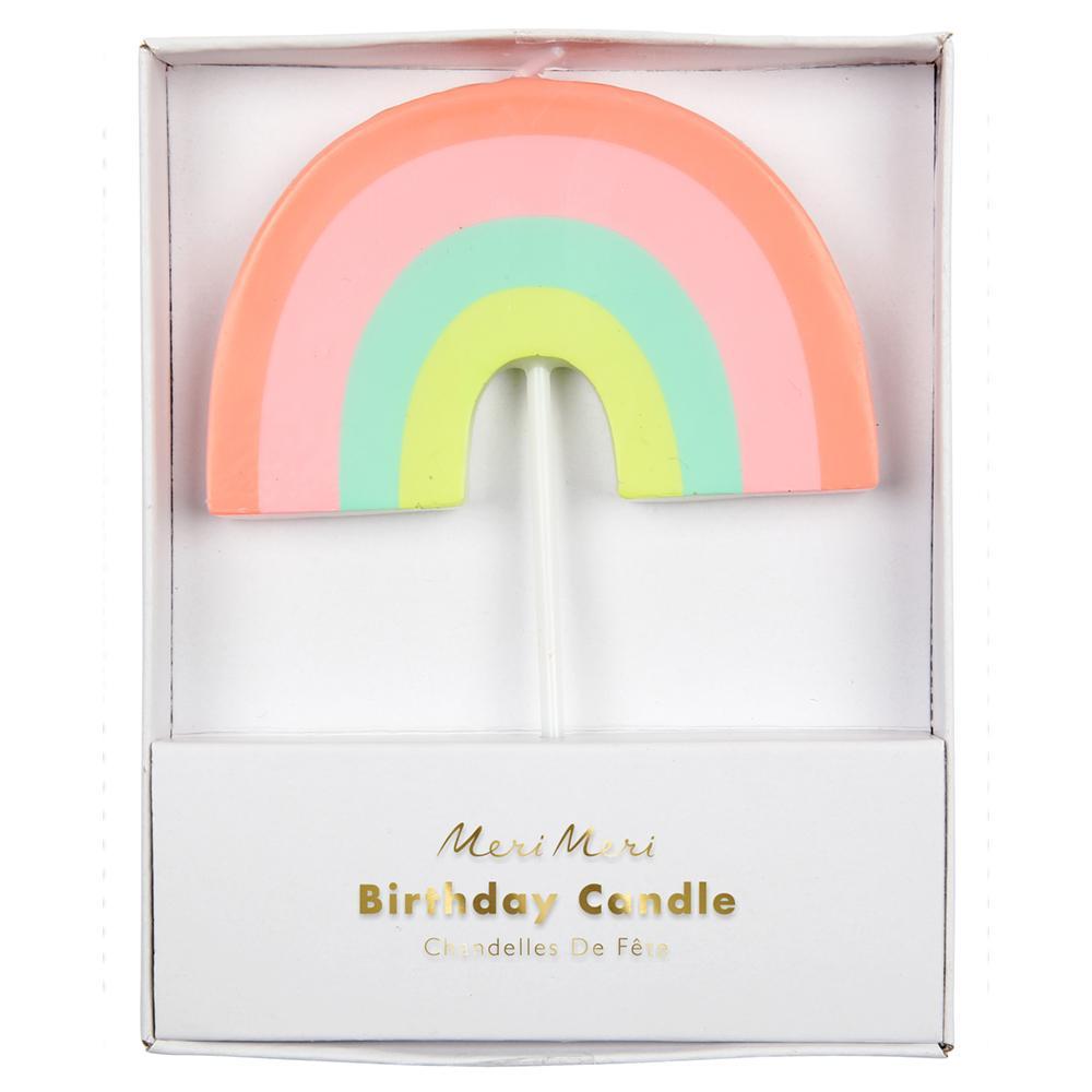 Pastel Rainbow Candle
