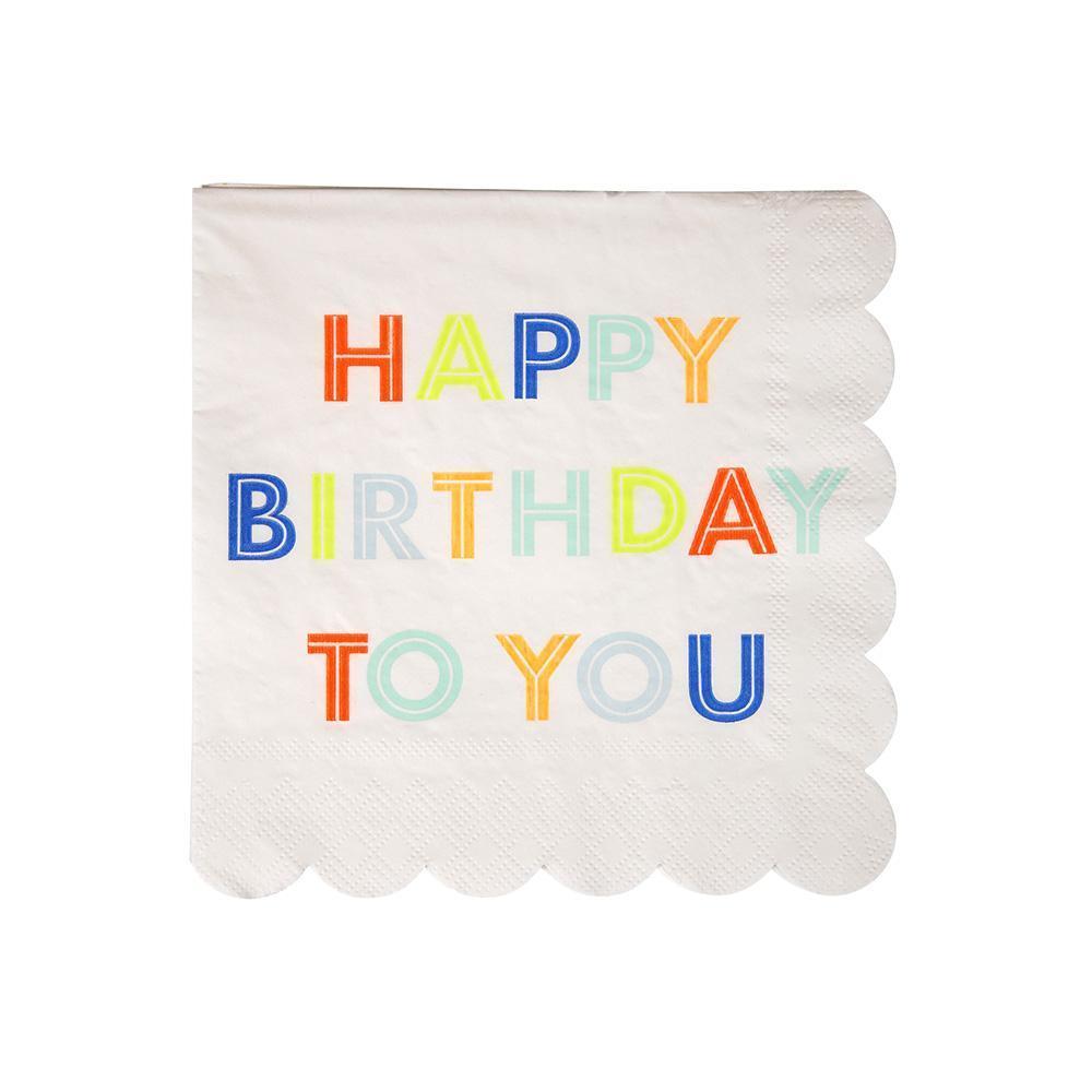 Happy Birthday To You Napkins