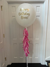 Custom Helium Jumbo Balloon + Tassel Tail