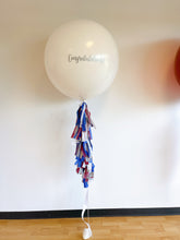 Custom Helium Jumbo Balloon + Tassel Tail