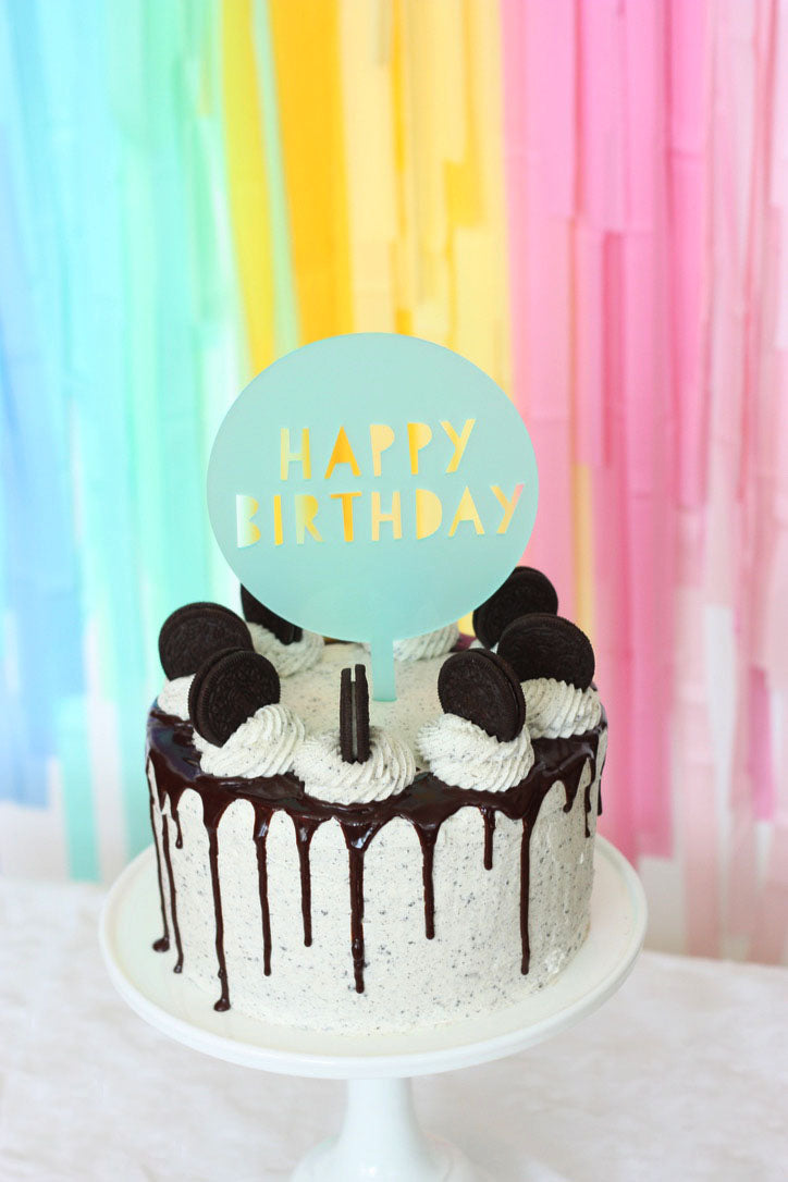 Pastel Rainbow Streamer Backdrop
