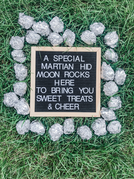 Space Birthday Moon Rock Hunt