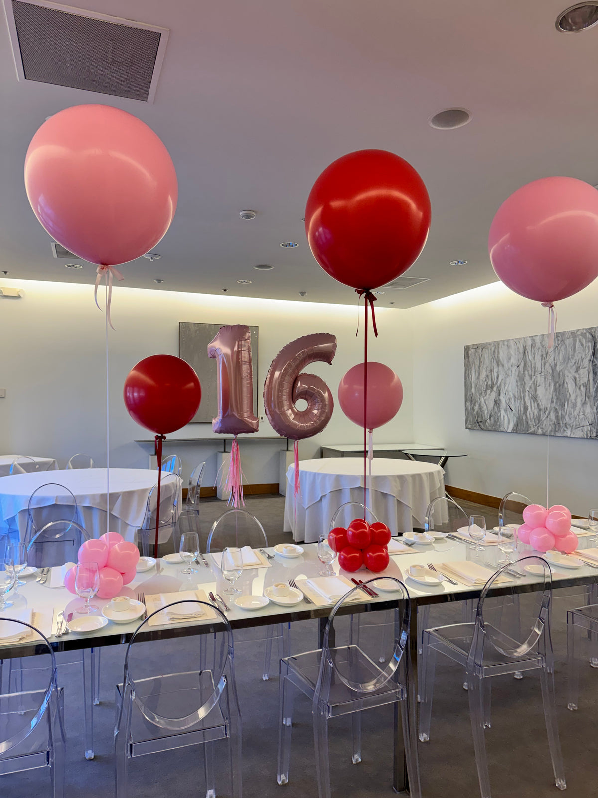 Jumbo Helium Balloon with Ribbon Bow