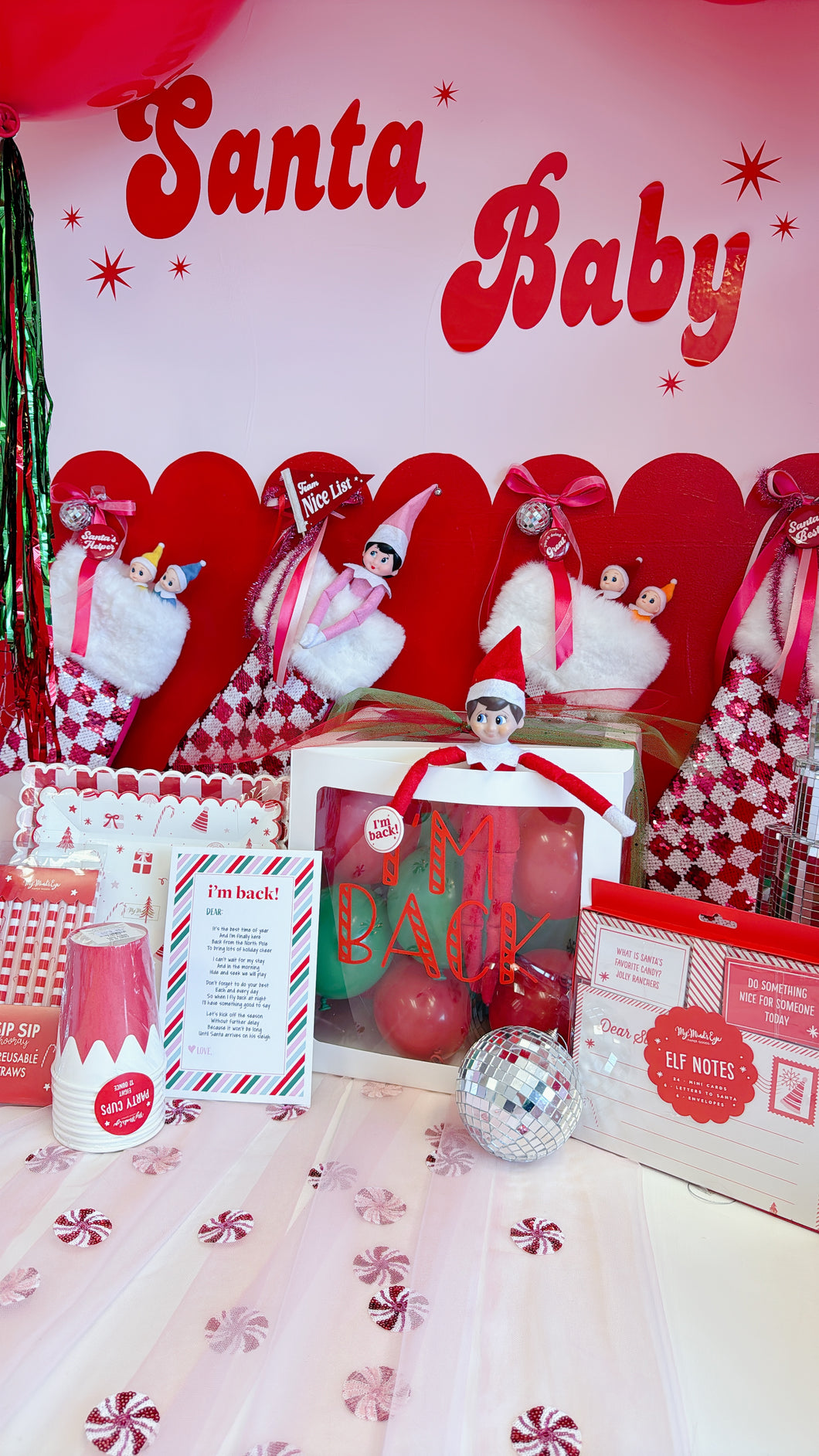 I’m Back Elf Balloon Box