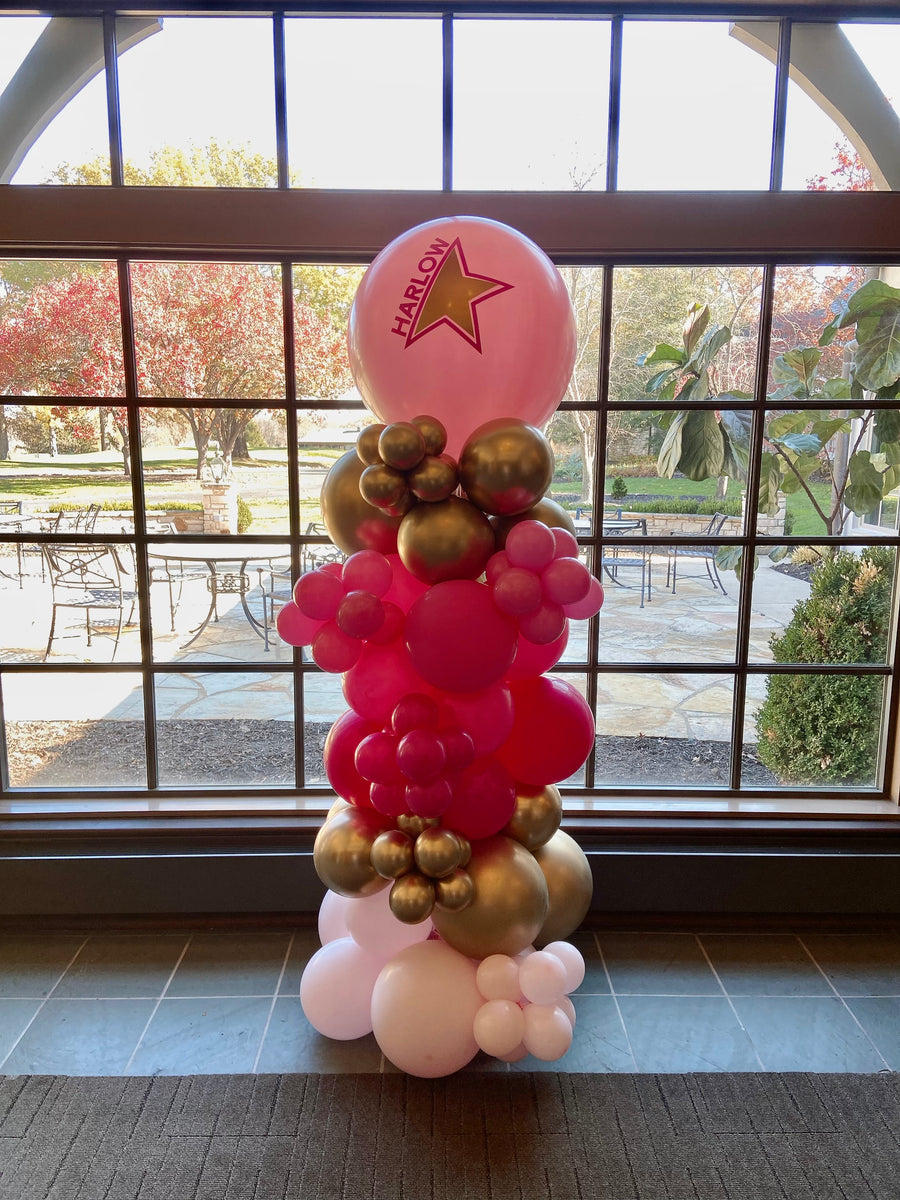 Organic Custom Balloon Column – Party Hop Shop
