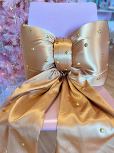 New Year’s Eve Fabric Bow