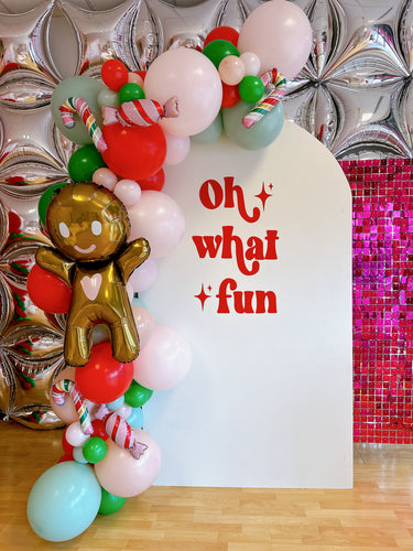 Gingerbread DIY Balloon Garland