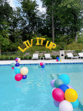 Helium Letter Arch