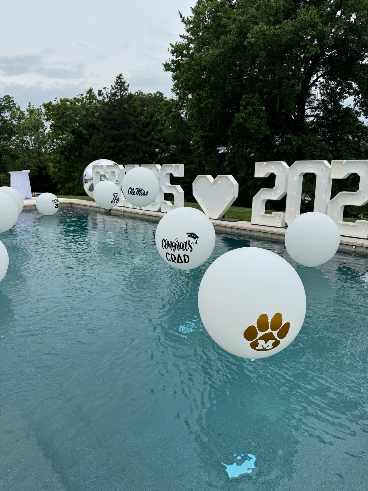 Jumbo Pool Helium Balloons