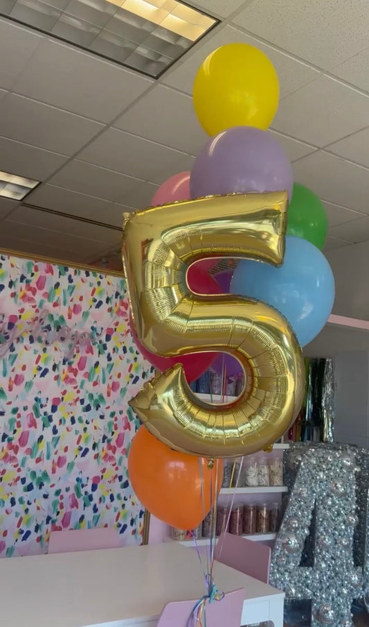 34-Inch Helium Number Balloon