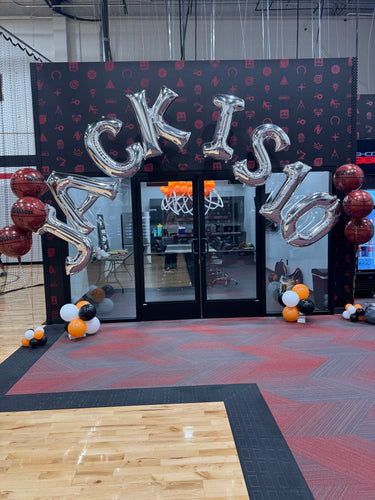 Helium Letter Arch