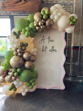 Custom Wavy Wooden Backdrop