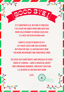 “Goodbye for Now” Elf on the Shelf Printable