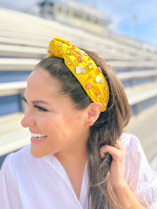 Game Day Yellow Football Headband