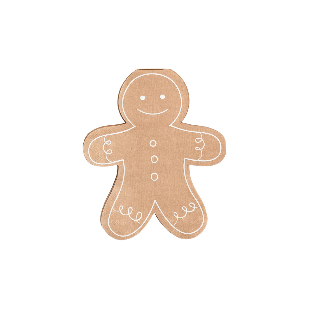 Gingerbread Man Shaped Napkin