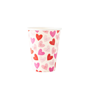 Hearts Paper Cups