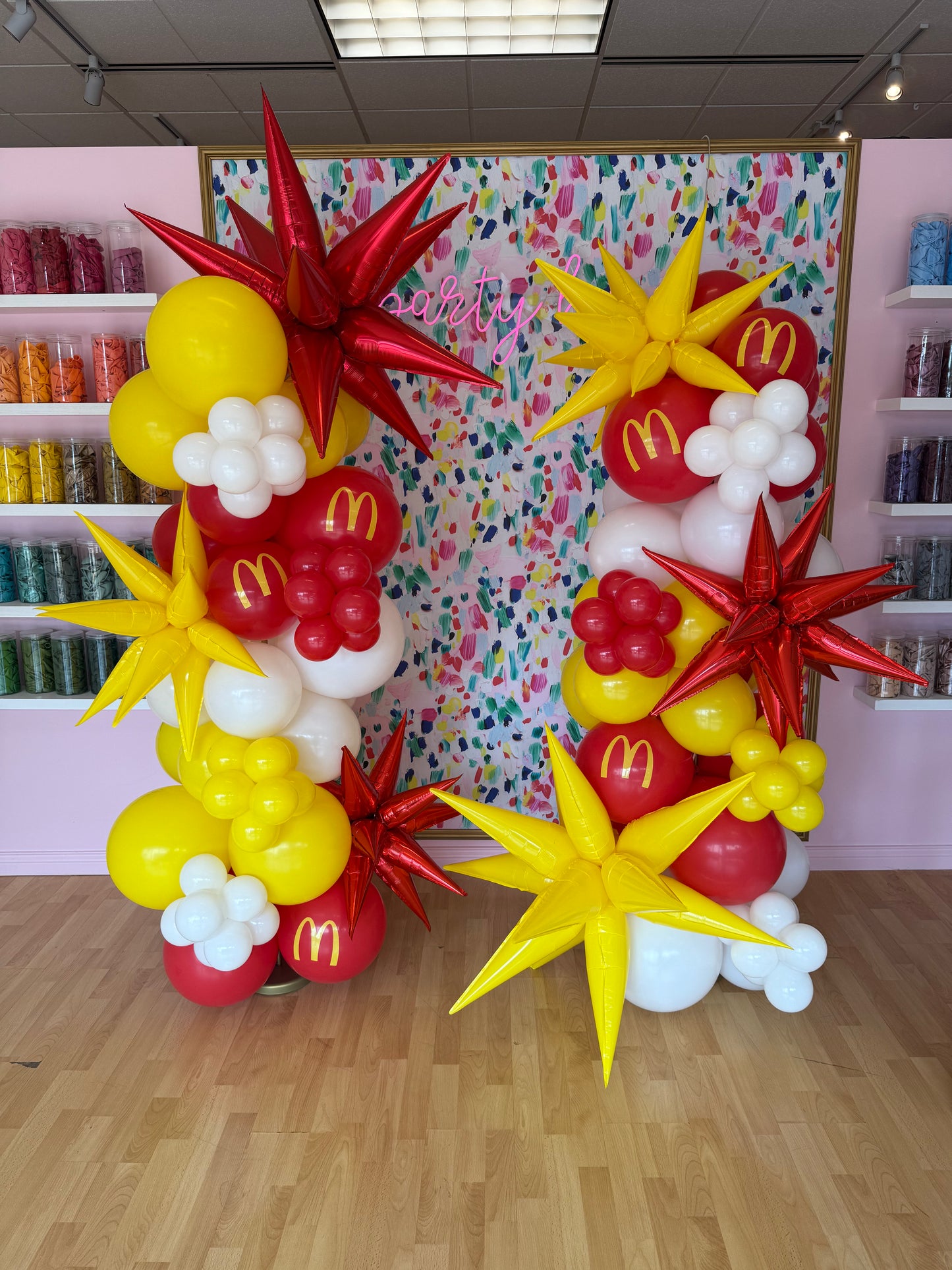 Custom Organic Balloon Column