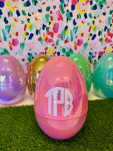 Monogrammed Easter Egg