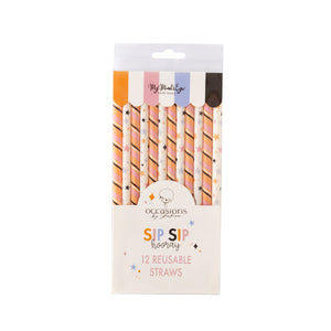 Occasions By Shakira Spooky Sweets Reusable Straws