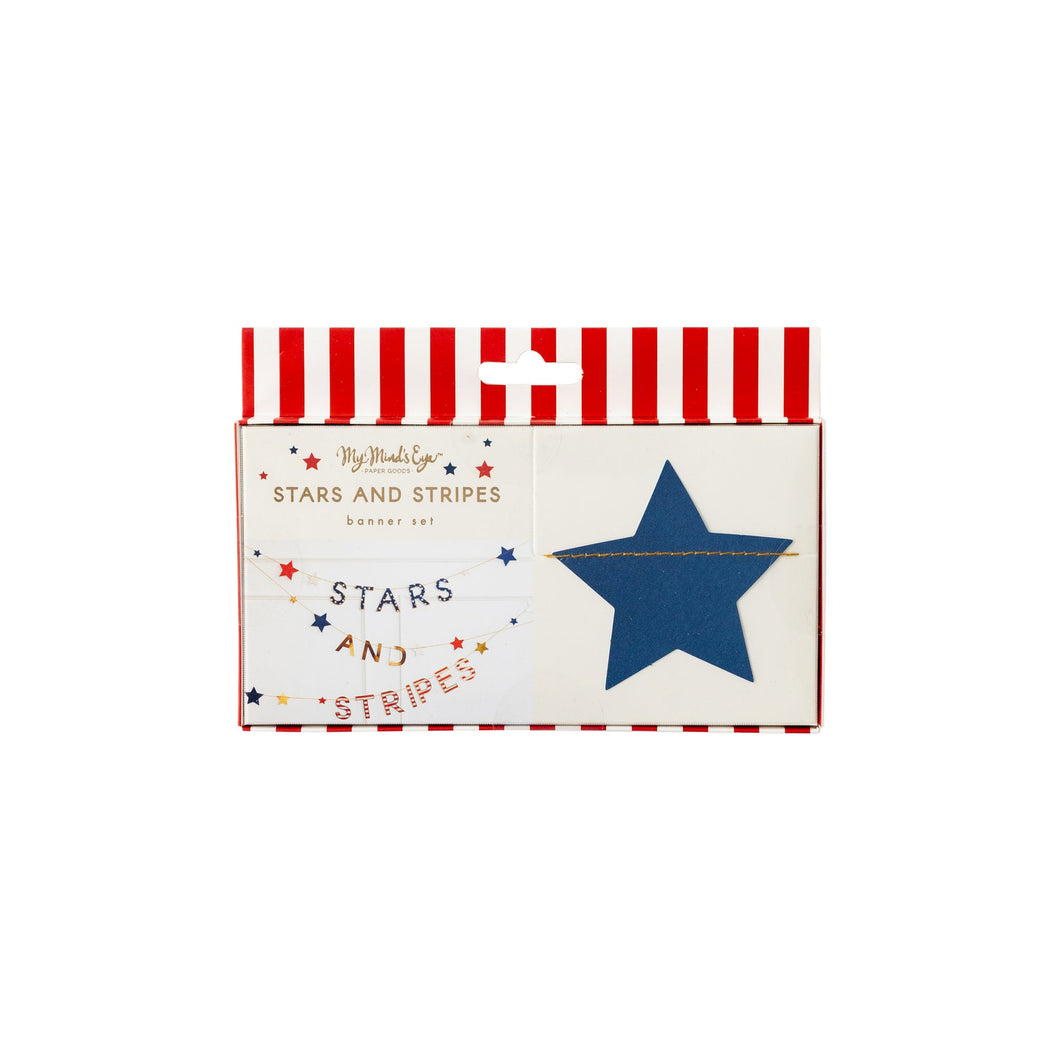 Stars and Stripes Banner Set