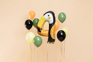Tucan Number 4 Foil Balloon