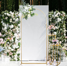 7’ Gold Arch Backdrop Stand Rental