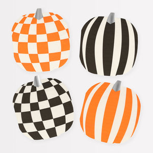 Mod Pattern Pumpkin Napkins
