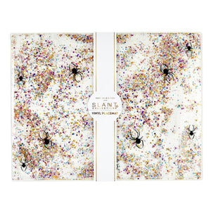 Spider Webs Confetti Placemat