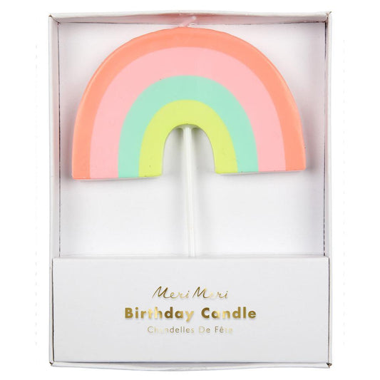 Pastel Rainbow Candle
