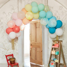 Rainbow Balloon Arch Kit with Tassels