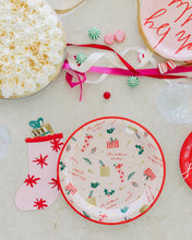 Christmas Wishes Scattered Icons Plates