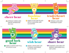 Care Bears Gift Tags