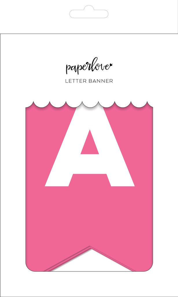 Bubble Gum Custom Letter Banner