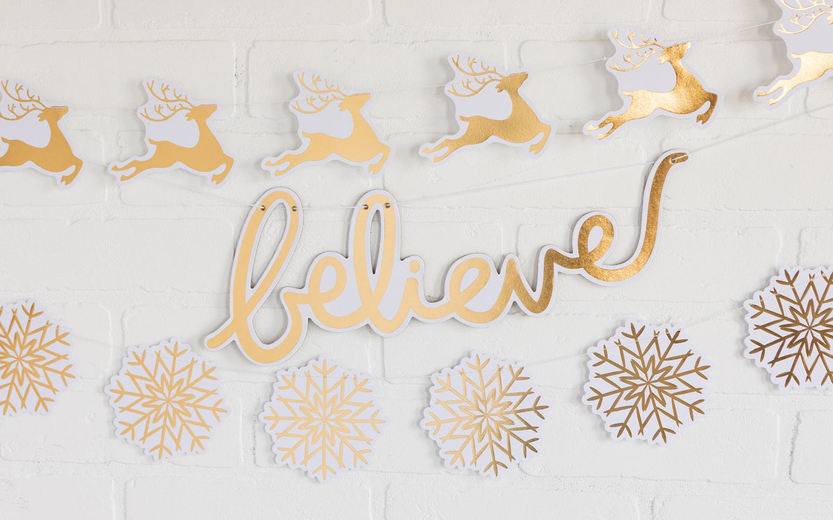 Holiday Deer Banner