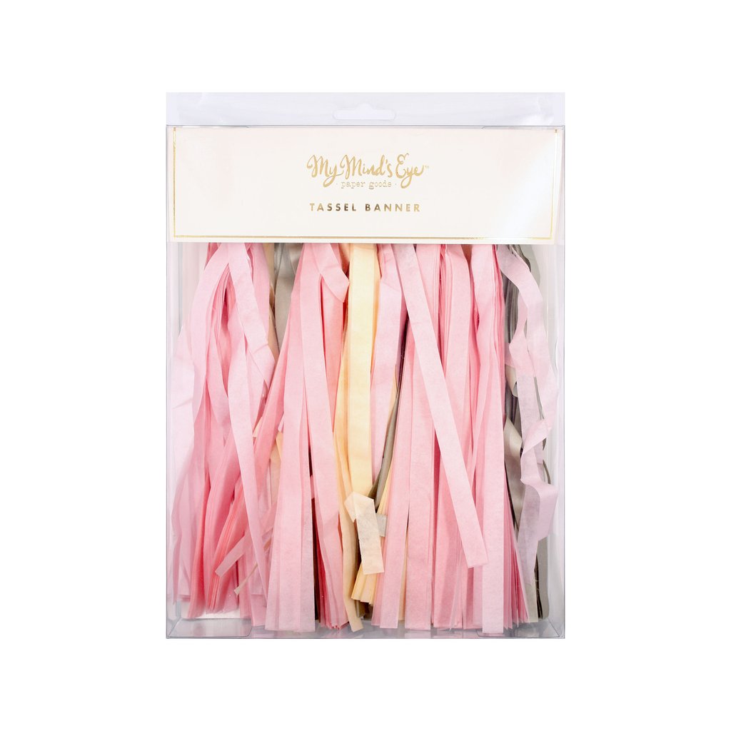 Pretty Pink Tassel Banner