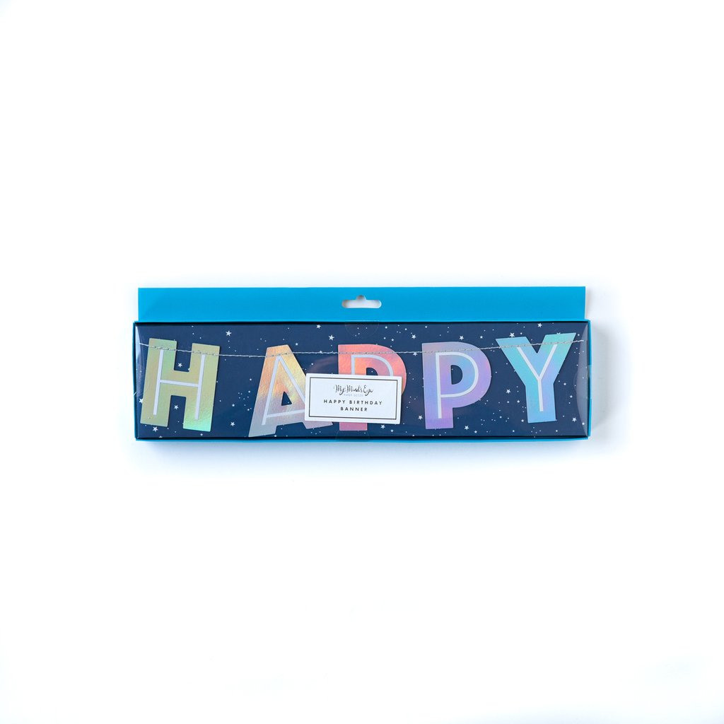 To The Moon Happy Birthday Banner