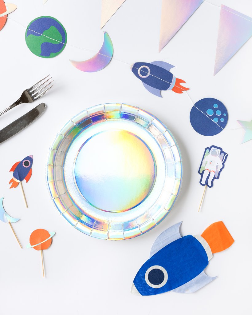 To The Moon Rocket Napkins
