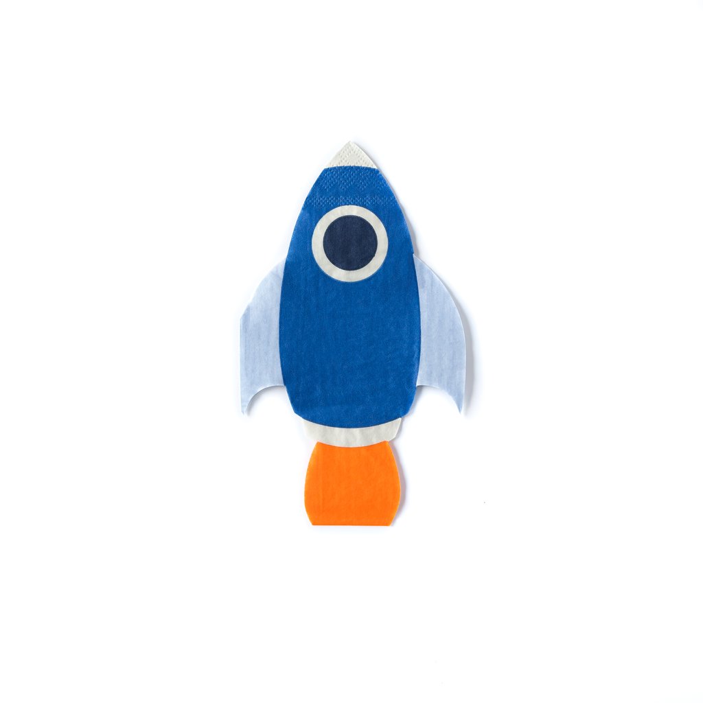 To The Moon Rocket Napkins