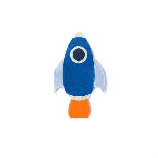 To The Moon Rocket Napkins