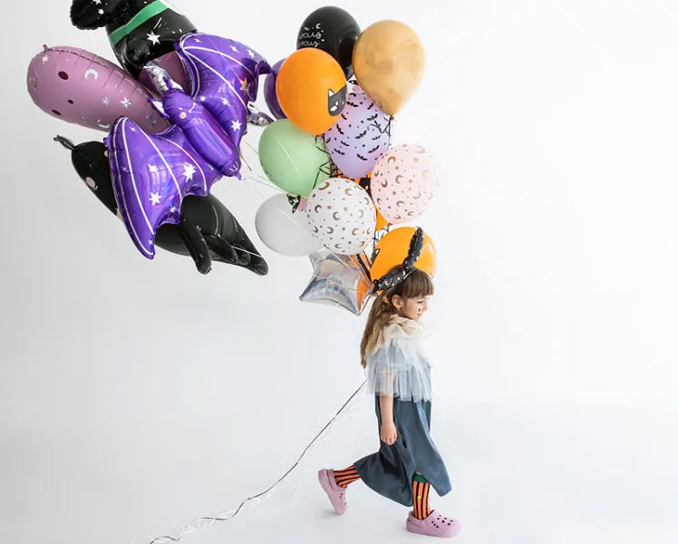 Purple Bat Foil Balloon