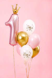 Pink One Balloon Set