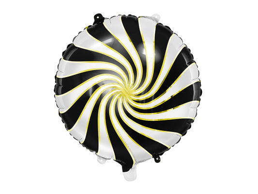 Black Swirl Candy Balloon