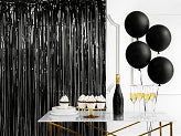 Black Fringe Curtain