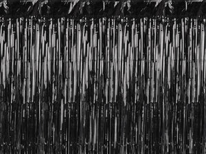 Black Fringe Curtain