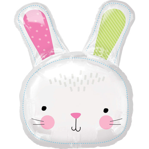 Bunny Head Foil Balloon