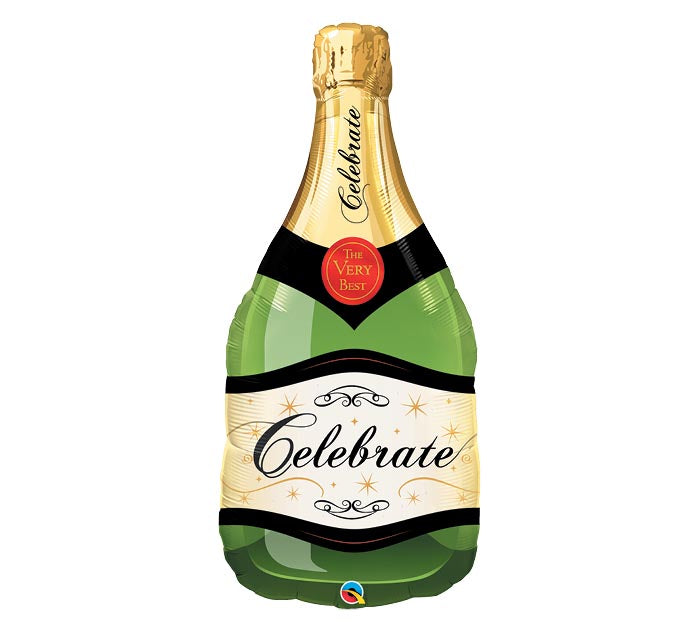 Celebrate Bubbly Wine Bottle Balloon