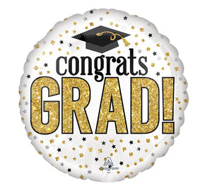 Congrats Grad Sparkle Balloon