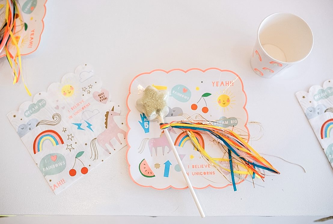 Rainbow Unicorn Small Plate